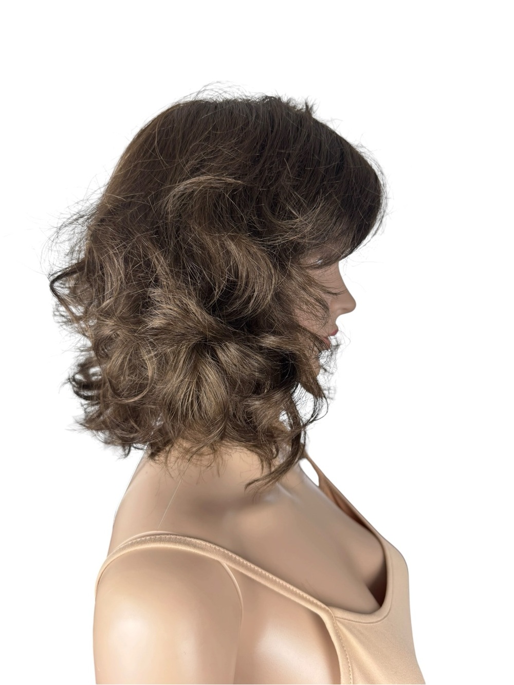 Paula Young Whisperlite Wig ELLERY A1968 Color 8 Medium Brown Shag Layered NWT